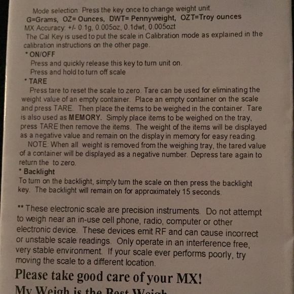 My weigh digital scale - Picture 6 of 7